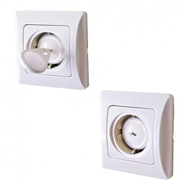 Заглушки для розеток Baby Team, 6 шт., білий (7600) - Pampik - 2