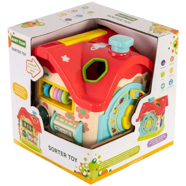 Сортер Baby Team Будиночок (8640) - Pampik - 4
