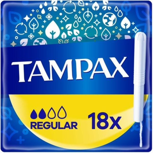 Тампони Tampax Compak Regular, з аплікатором, 18 шт. - Pampik