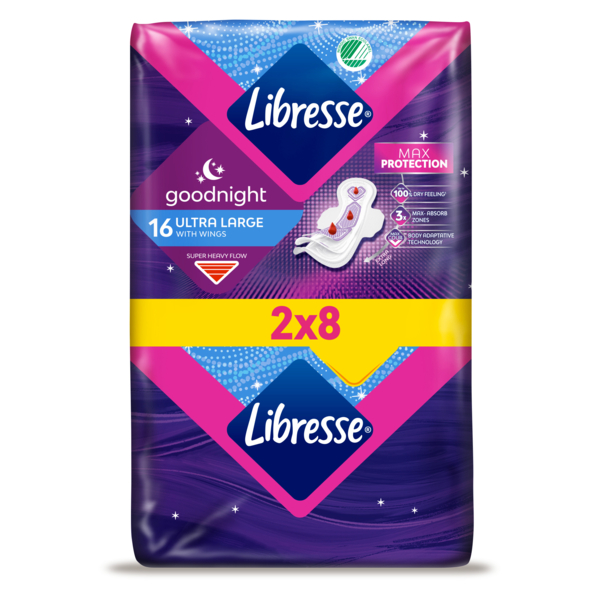 Прокладки гигиенические Libresse Ultra Goodnight Soft, 16 шт. - Pampik - 2