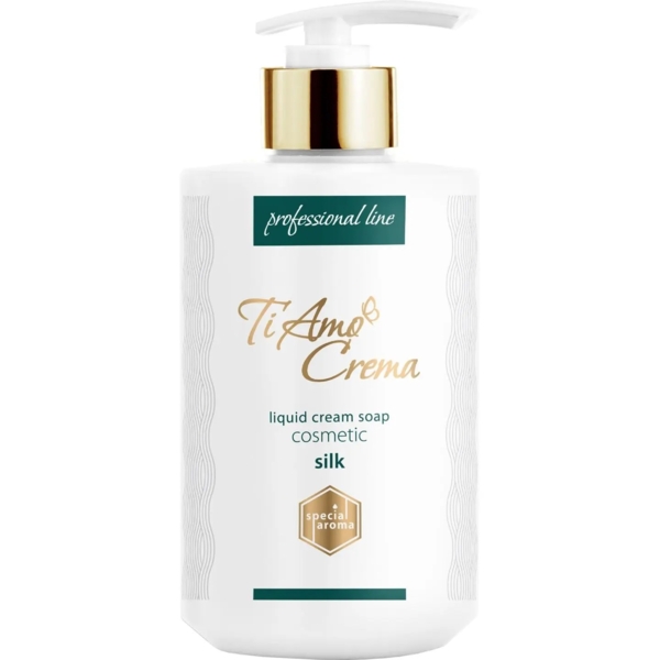 Рідке мило Ti Amo Протеїни шовку, дозатор, 400 мл - Pampik