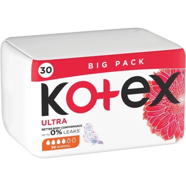 Прокладки гігієнічні Kotex Ultra Normal, 30 шт. - Pampik - 3