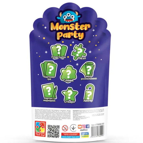 Набір сюрпризів Vladi Toys Surprise pack Monster party (VT8080-03) - Pampik - 2