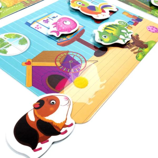 Гра з липучками Vladi Toys Хто де живе (VT1302-26) - Pampik - 3