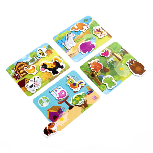 Гра з липучками Vladi Toys Хто де живе (VT1302-26) - Pampik - 2