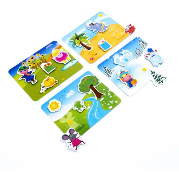 Игра с липучками Vladi Toys Времена года (VT1302-25) - Pampik - 2