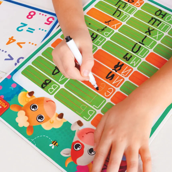 Дошка-тренажер Vladi Toys Алфавіт (VT5010-25) - Pampik - 6