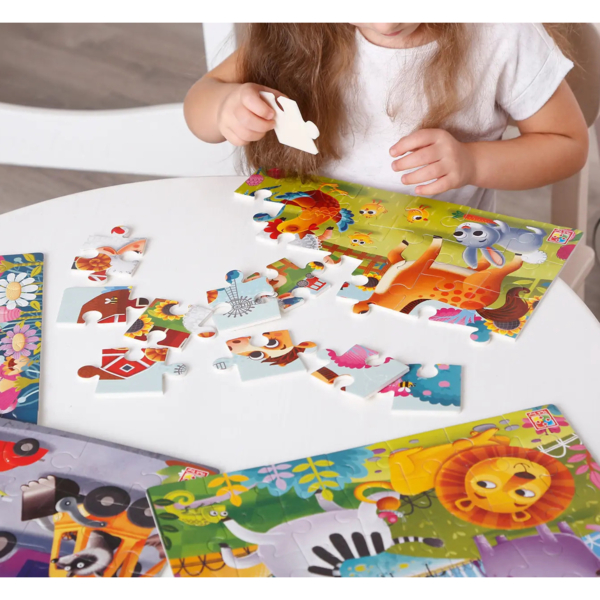 М'які пазли Vladi Toys Ферма, укр. мова, 24 елементи (VT1102-31) - Pampik - 3