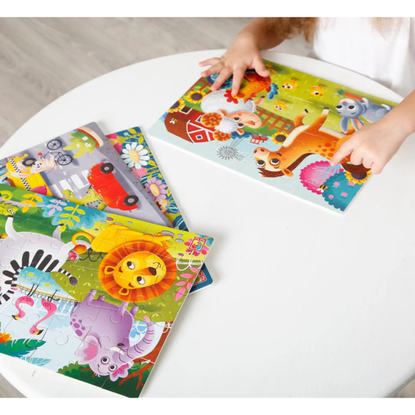 М'які пазли Vladi Toys Ферма, укр. мова, 24 елементи (VT1102-31) - Pampik - 2