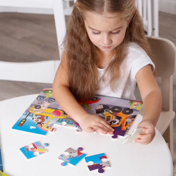 М'які пазли Vladi Toys Ферма, укр. мова, 24 елементи (VT1102-31) - Pampik - 4