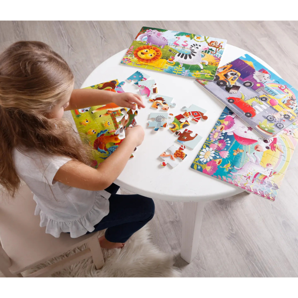 М'які пазли Vladi Toys Ферма, укр. мова, 24 елементи (VT1102-31) - Pampik - 5