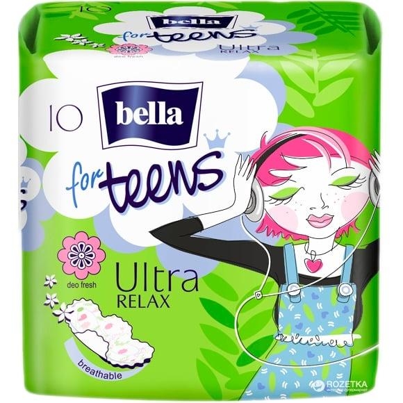 Прокладки гігієнічні Bella for Teens Ultra Relax, 10 шт. - Pampik