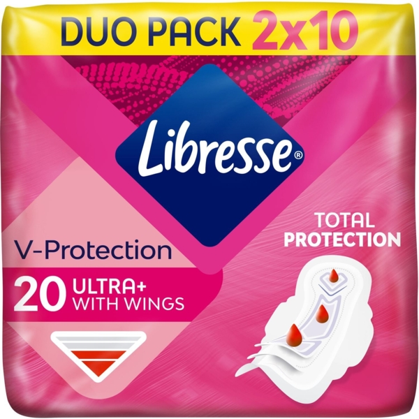 Прокладки гігієнічні Libresse Ultra Normal Soft, 20 шт. - Pampik