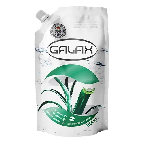 Рідке мило Galax з алое вера, дой-пак, 500 мл - Pampik