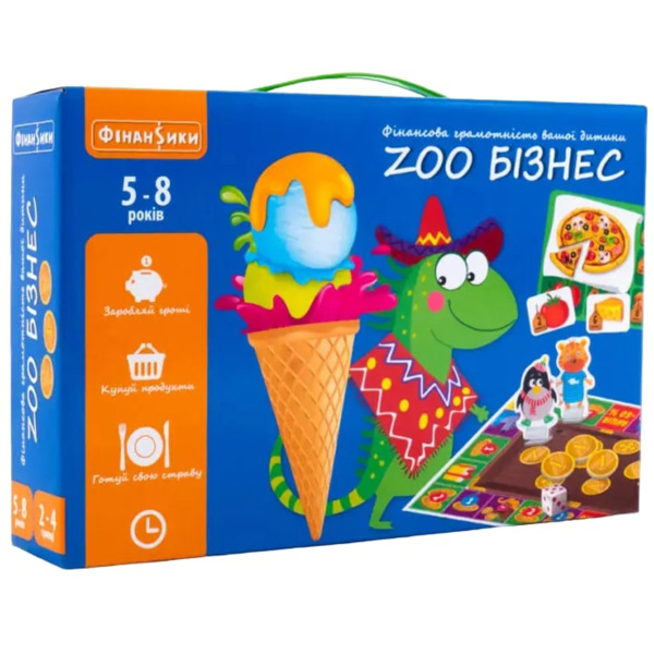 Настольная игра Vladi Toys Зообизнес, укр. язык ( VT2312-05) - Pampik
