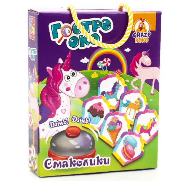 Гра зі дзвінком Vladi Toys Гостре око Смачності, укр. мова (VT8010-15) - Pampik