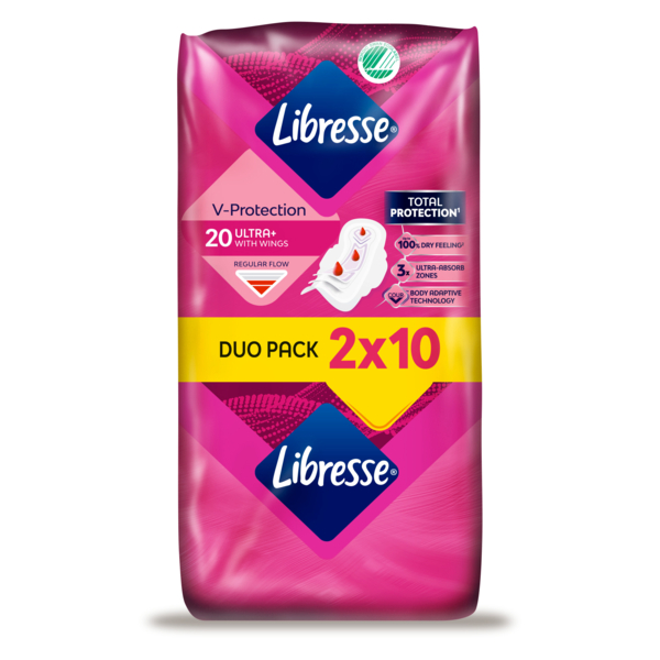 Прокладки гігієнічні Libresse Ultra Normal Soft, 20 шт. - Pampik - 2