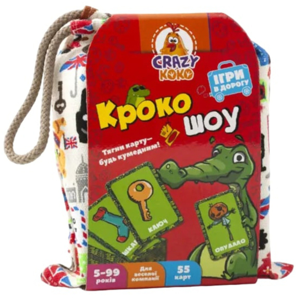 Гра в мішечку Vladi Toys Крокошоу, укр. мова (VT8077-10) - Pampik