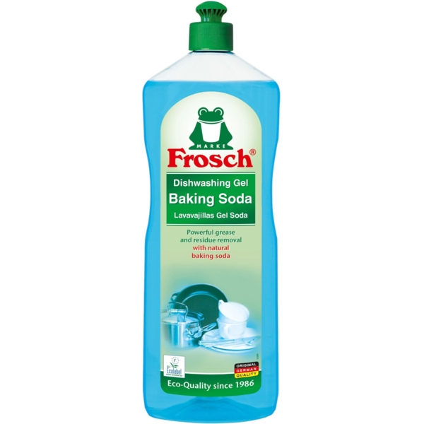 Бальзам-концентрат для мытья посуды Frosch с содой, 1000 мл - Pampik