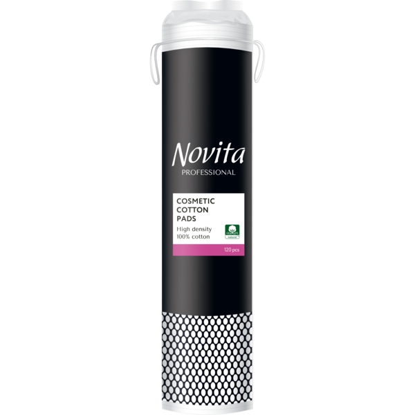 Ватні косметичні диски Novita Professional, 120 шт. - Pampik