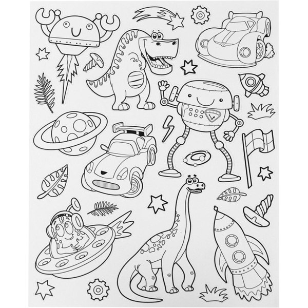 Розмальовка Scentos Clean Colouring Захоплюючі пригоди (20211) - Pampik - 5