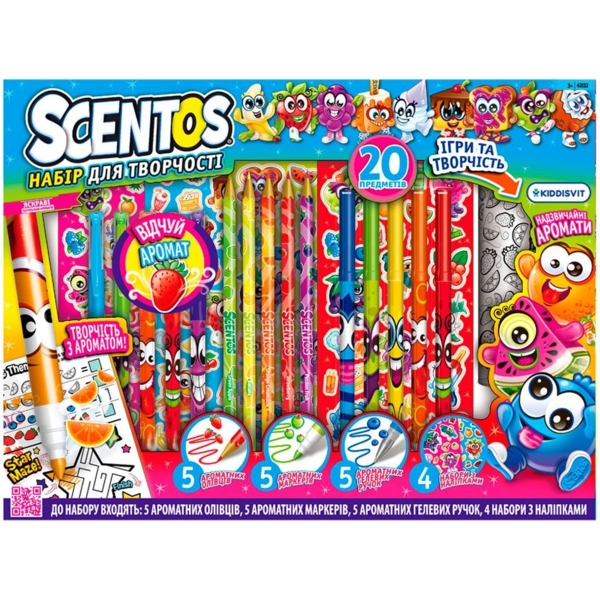 Ароматный набор для творчества Scentos Фруктомания (42132-1) - Pampik