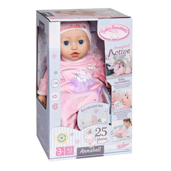 Інтерактивна лялька Baby Annabell Active (706626) - Pampik - 3