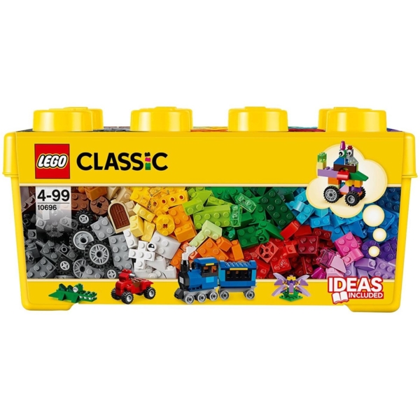 Конструктор LEGO Classic Коробка кубиков LEGO для творческого конструирования среднего размера, 484 деталей (10696) - Pampik