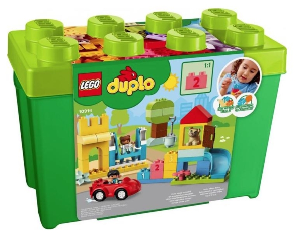 Конструктор LEGO DUPLO Велика коробка з кубиками, 85 деталей (10914) - Pampik - 2