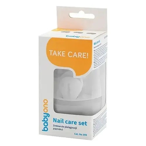 Косметичний набір BabyOno для догляду за нігтями, сірий (398/03) - Pampik - 4