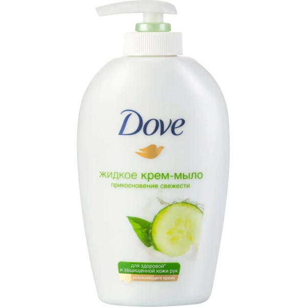 Рідке крем-мило Dove Дотик свіжості, 250 мл - Pampik