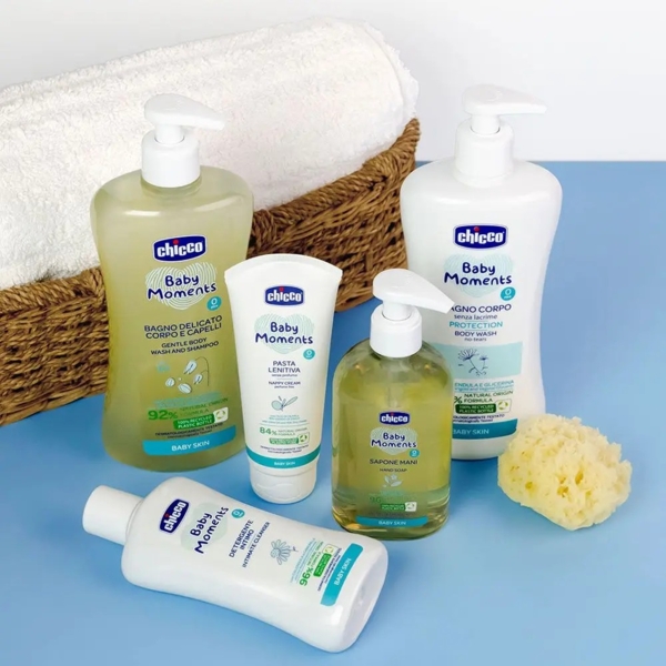 Гель-шампунь для тіла та волосся Chicco Baby Moments з екстрактом вівса, 500 мл - Pampik - 3