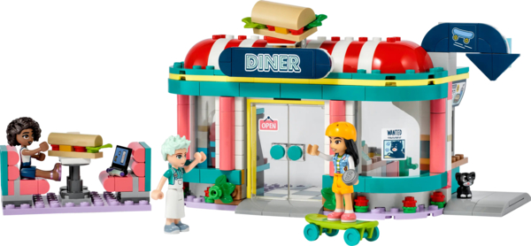 Конструктор LEGO Friends Хартлейк Сіті: ресторанчик у центрі міста, 346 деталей (41728) - Pampik - 2