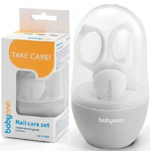 Косметичний набір BabyOno для догляду за нігтями, сірий (398/03) - Pampik - 3