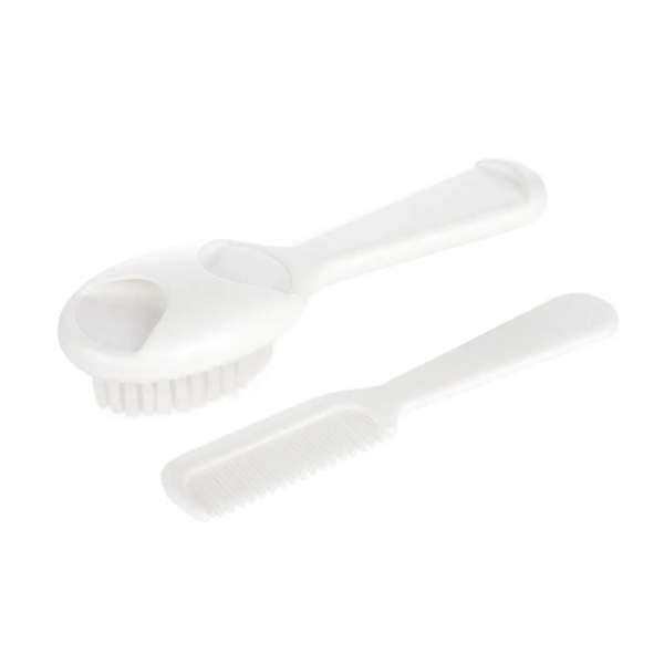 Щетка для волос с гребешком Canpol babies, белый (56/160_whi) - Pampik