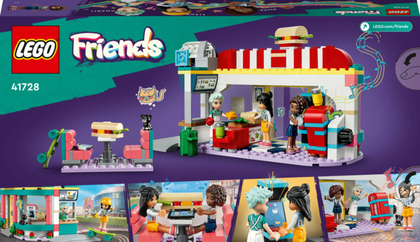 Конструктор LEGO Friends Хартлейк Сіті: ресторанчик у центрі міста, 346 деталей (41728) - Pampik - 9