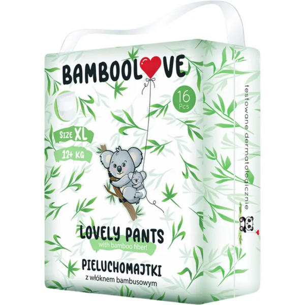 Підгузки-трусики Bamboolove Bamboo Pants 5 (12+ кг), 16 шт. - Pampik