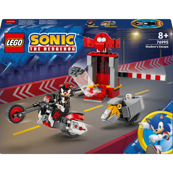 Конструктор LEGO Sonic Їжак Шедоу Втеча, 196 деталей (76995) - Pampik
