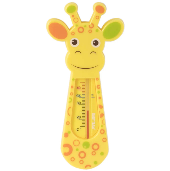 Термометр для воды Baby Team Жираф, желтый (7300) - Pampik