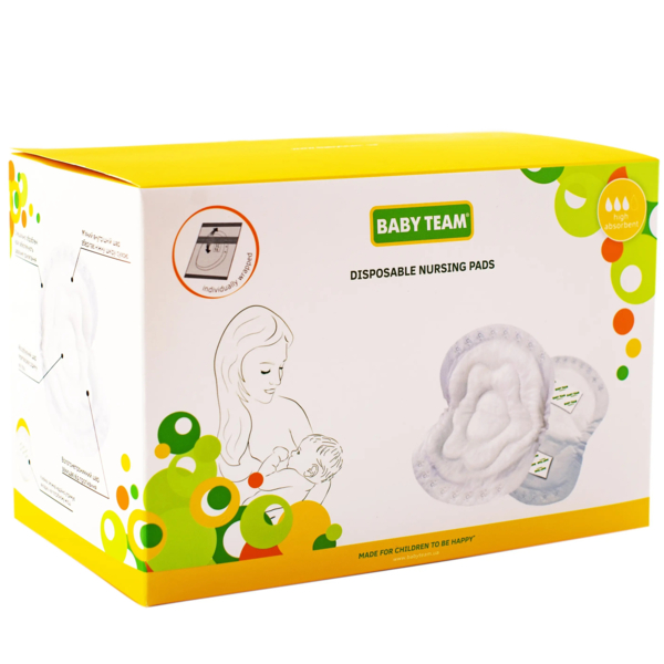 Лактационные вкладыши Baby Team Basic, 60 шт. (0025) - Pampik - 3