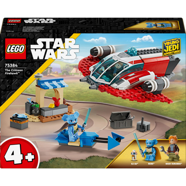 Конструктор LEGO Star Wars Багряний вогняний яструб, 136 деталей (75384) - Pampik