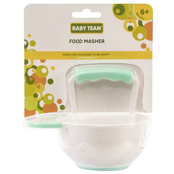 Набір для приготування пюре Baby Team, м'ятний (6206_м'ятний) - Pampik - 4