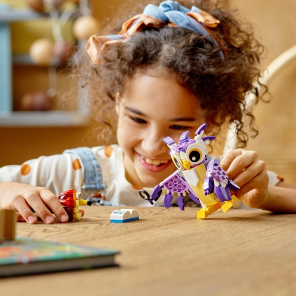 Конструктор LEGO Creator 3 v 1 Фантастичні лісові істоти, 175 деталей (31125) - Pampik - 4