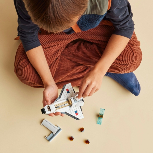 Конструктор LEGO Creator 3 v 1 Космічний шатл, 144 елементів (31134) - Pampik - 3