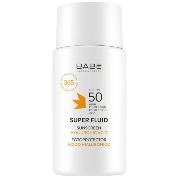 Солнцезащитный флюид для лица Babe Laboratorios Sun Protection SPF 50, 50 мл - Pampik