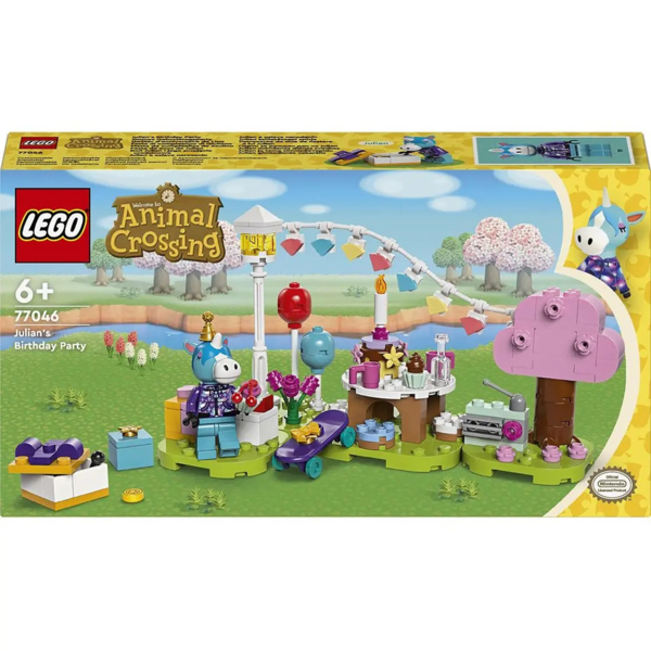 Конструктор LEGO Animal Crossing Вечірка з нагоди дня народження Julian, 170 деталей (77046) - Pampik