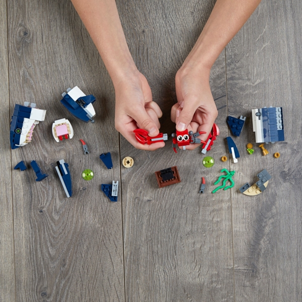 Конструктор LEGO Creator 3 v 1 Підводні жителі, 230 деталей (31088) - Pampik - 5