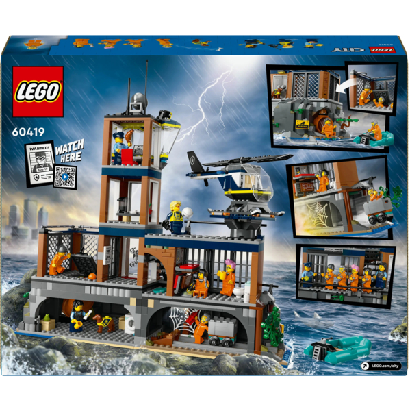 Конструктор LEGO City Поліцейський острів-в'язниця, 980 деталей (60419) - Pampik - 2