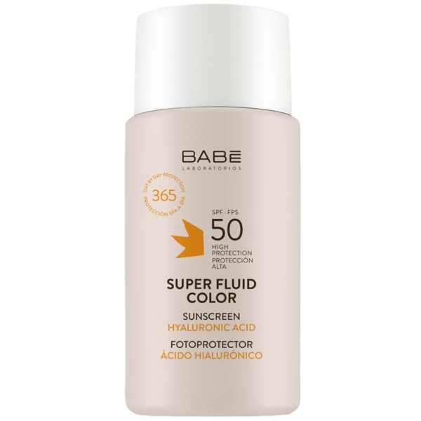 Солнцезащитный флюид для лица BB с тонирующим эффектом Babe Laboratorios Sun Protection SPF 50, 50 мл - Pampik