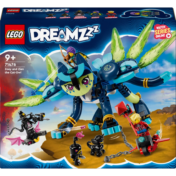 Конструктор LEGO DREAMZzz Зоуї та котосова Зіан, 437 деталей (71476) - Pampik